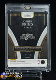 Joshua Primo 2021-22 Select Rookie Jersey Autographs Prizms Gold Wave #20 #/10 auto, autograph, memorabilia, numbered