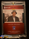 Julius Erving 2015-16 Panini Gala Red Carpet Signatures Die-Cut Auto #/10 auto, autograph, numbered