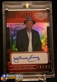 Julius Erving 2015-16 Panini Gala Red Carpet Signatures Die-Cut Auto #/10 auto, autograph, numbered