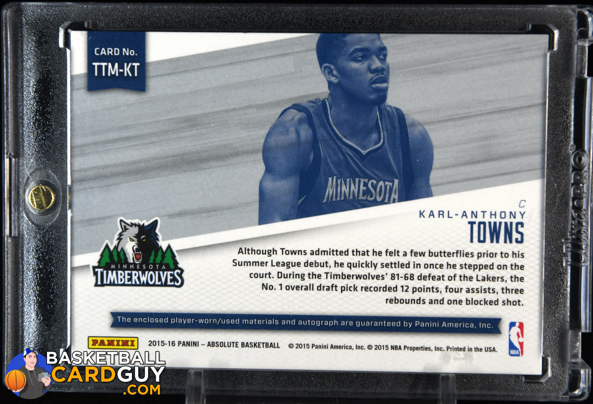 Karl-Anthony Towns 2015-16 Absolute Memorabilia Tools of the Trade 