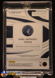 Karl-Anthony Towns 2023-24 Panini Immaculate Sneaker Swatch Patch Auto Red /25 auto, autograph, memorabilia, numbered