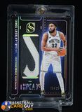 KARL-ANTHONY TOWNS 2024-25 PANINI SILHOUETTE TREADS PATCH SILVER #/25 memorabilia, numbered
