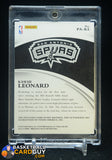 Kawhi Leonard 2014-15 Immaculate Collection Patches Autographs /75 auto, autograph, memorabilia, numbered