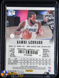 Kawhi Leonard 2020 - 21 Panini Prizm Flashback Fast Break #2 basketball card, numbered, refractor