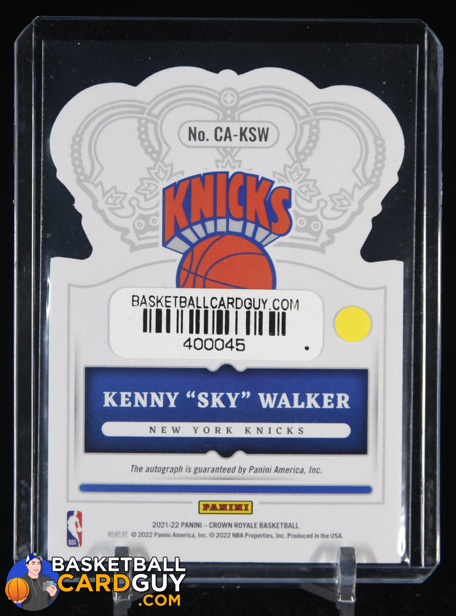Kenny Sky Walker 2021-22 Crown Royale Crown Autographs Asia Red #3