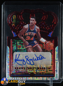 Kenny Sky Walker 2021-22 Crown Royale Crown Autographs Asia Red #3 #/31 autograph, basketball card, numbered