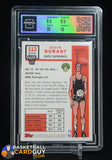 Kevin Durant 2007 Topps Basketball 1957 58 Variation #112 AGC 10