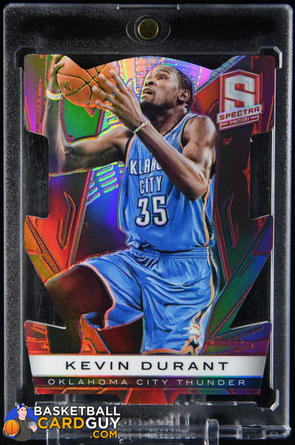 Kevin Durant 2013 - 14 Panini Spectra Red Die Cut Variations #65 #/25 basketball card, numbered, prizm, refractor
