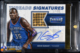 Kevin Durant 2014 - 15 Panini Threads Signatures ALL - STAR PATCH Prime #2 #/25 auto, autograph, basketball card, numbered,
