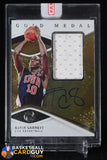 Kevin Garnett 2019-20 Panini Opulence Gold Medal Jersey Autographs #8 USA Jersey #/79 autograph, basketball card, jersey, numbered, olympics