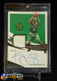 Kevin Garnett 2020-21 Immaculate Collection Sneaker Swatches Autographs Celtic #/25 auto, autograph, memorabilia, numbered