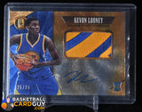 Kevon Looney 2015-16 Panini Gold Standard Rookie Jersey Autographs Prime #220 #/25 autograph, basketball card, numbered, patch, rookie card