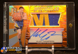 Klay Thompson 2015-16 Panini Spectra Spectacular Swatch Signatures Prizms Orange #20 auto, autograph, memorabilia, numbered
