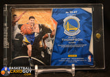 Klay Thompson 2015-16 Panini Spectra Spectacular Swatch Signatures Prizms Orange #20 auto, autograph, memorabilia, numbered