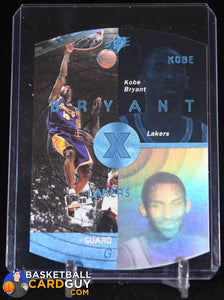 Kobe Bryant 1997-98 SPx Sky Light Blue #21 90’s insert, basketball card