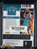 LaMelo Ball 2021 - 22 Panini Contenders Optic 75th Anniversary #59 SP basketball card, refractor