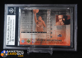 LeBron James 2003-04 Upper Deck Triple Dimensions #132 RC BGS 8 basketball card, graded, numbered, rookie card