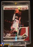 LeBron James 2011-12 Limited Decade Dominance Materials Prime #16 #/25 memorabilia, numbered