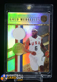 Lebron James 2012 Panini Gold Standard Usa Game Used Jersey Card #/299 memorabilia, numbered
