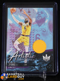 LeBron James 2023-24 Court Kings Artistic Endeavors Jerseys #5 basketball card, game used, jersey