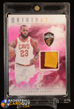 LeBron James 2024-25 Panini Origins Origination Memorabilia Pink #4 memorabilia, numbered