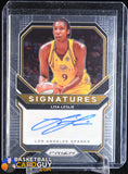 Lisa Leslie 2021 Panini Prizm WNBA Signatures auto, autograph, basketball card,