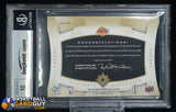 Magic Johnson 2007-08 Ultimate Leadership Gold #/50 Beckett Witnessed Autograph auto, autograph, memorabilia, numbered