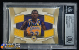 Magic Johnson 2007-08 Ultimate Leadership Gold #/50 Beckett Witnessed Autograph auto, autograph, memorabilia, numbered