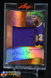 Magic Johnson Jason Kidd 2026 Leaf Magnificence #S2-6 Bronze Patch Auto #/5 auto, autograph, memorabilia, numbered