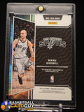Manu Ginobili 2021-22 Panini Obsidian Galaxy Autographs Electric Etch Purple #49 #/49 auto, autograph, numbered