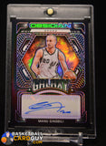 Manu Ginobili 2021-22 Panini Obsidian Galaxy Autographs Electric Etch Purple #49 #/49 auto, autograph, numbered