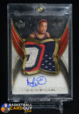 Marcus Williams 2006-07 Upper Deck Exquisite Limited Logos Rookie Patch Auto #/50 auto, autograph, memorabilia, numbered