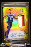 Markelle Fultz 2017-18 Panini Spectra RC Patch Gold Rookie Auto #/10 auto, autograph, memorabilia, numbered