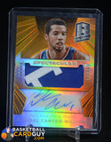Michael Carter-Williams 2014-15 Spectra Spectacular Patch Autograph Orange #/25 auto, autograph, memorabilia, numbered