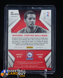 Michael Carter-Williams 2014-15 Spectra Spectacular Patch Autograph Orange #/25 auto, autograph, memorabilia, numbered