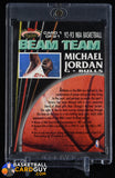 Michael Jordan 1992-93 Stadium Club Beam Team #1 90’s insert, basketball card