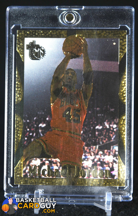 Michael Jordan 1994-95 Embossed Golden Idols #121 90’s insert, basketball card