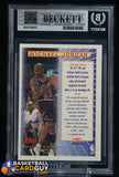 Michael Jordan 1996-97 Topps Mystery Finest Borderless Refractors #M14 BGS 8.5 BGS, graded