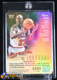 Michael Jordan 1997-98 Finest Refractors #287 Silver #/1090 basketball card, numbered, refractor