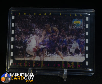 Michael Jordan 1997 Upper Deck Diamond Vision Basketball Reel Time Rt1