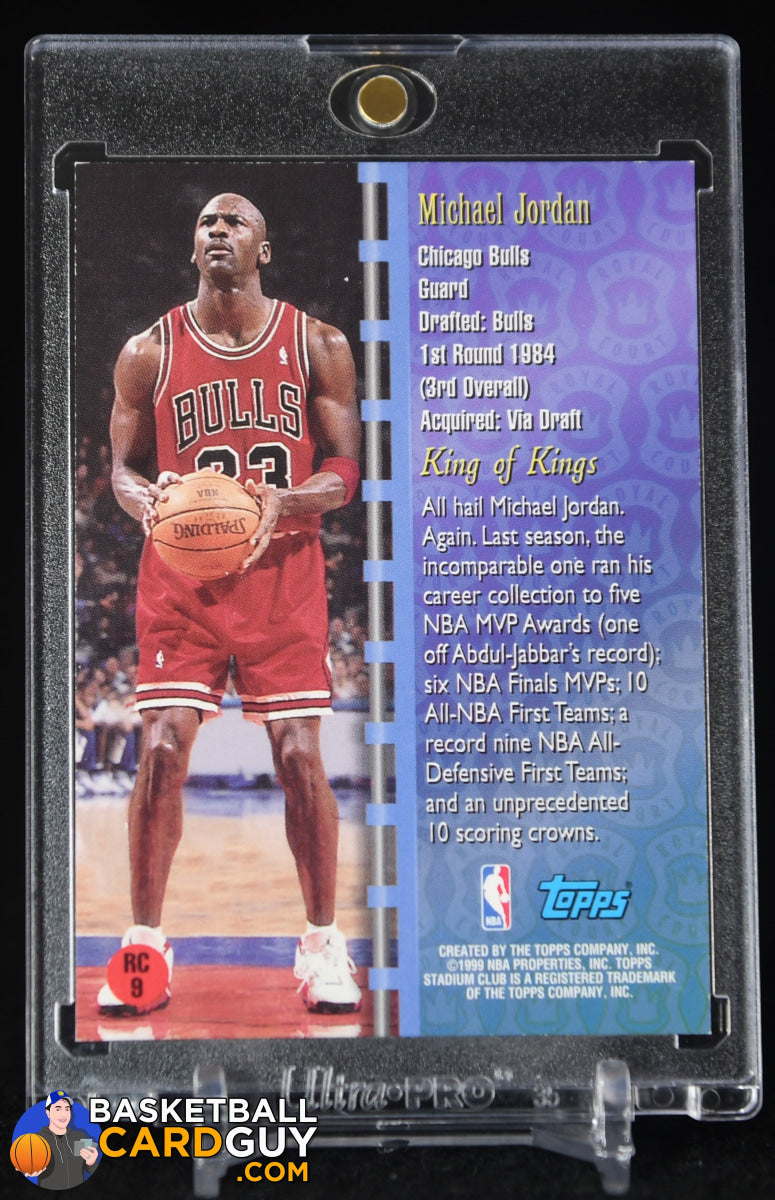 Michael Jordan 1998-99 Stadium Club Royal Court #RC9 – Basketball