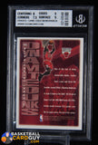 Michael Jordan 1999-00 Victory GGUM Practice Worn Jersey Beckett BGS 8 basketball card, beckett, graded, patch