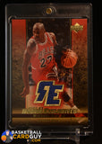 Michael Jordan 2003 Upper Deck Rookie Exclusives #J60 Jersey memorabilia, numbered