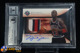 Michael Jordan 2005-06 Ultimate Collection Patches Auto BGS #1/75 auto, autograph, BGS, graded, memorabilia