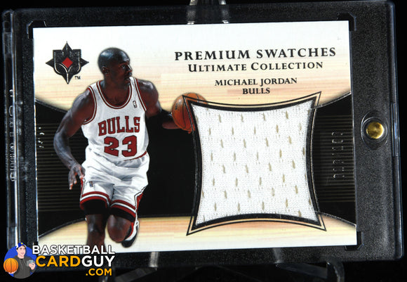 Michael Jordan 2005-06 Ultimate Collection Premium Swatches #PSMJ #/100 basketball card, jersey, numbered, upper deck