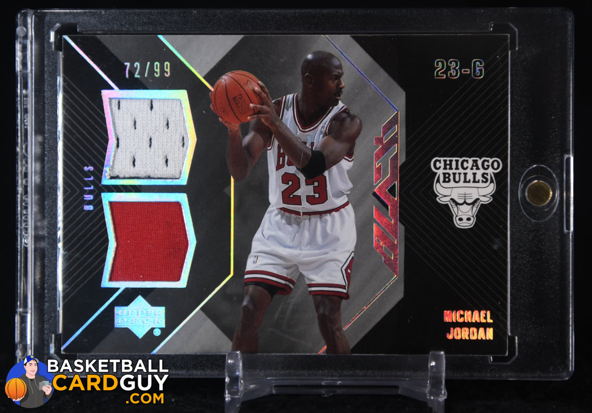 2024最新のスタイル Michael Jordan 2006-07 UD Black Dual Materials #MJ #/99 置物