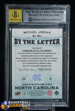 Michael Jordan 2013-14 SP Authentic By the Letter Signatures #BLMJ BGS 9 / 10 #/23 auto, autograph, BGS, graded, numbered