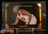 Michael Jordan 2024 Upper Deck Goodwin Champions Black and Gold Horizontal #P91 #/50 numbered
