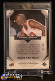 Michael Jordan 2024 Upper Deck Goodwin Champions Black and Gold Horizontal #P91 #/50 numbered