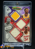 Michael Jordan/Kareem Abdul-Jabbar/Wilt Chamberlain/Hakeem Olajuwon/Moses Malone/Karl Malone 2009-10 SP Game Used Six Star Swatches #/99